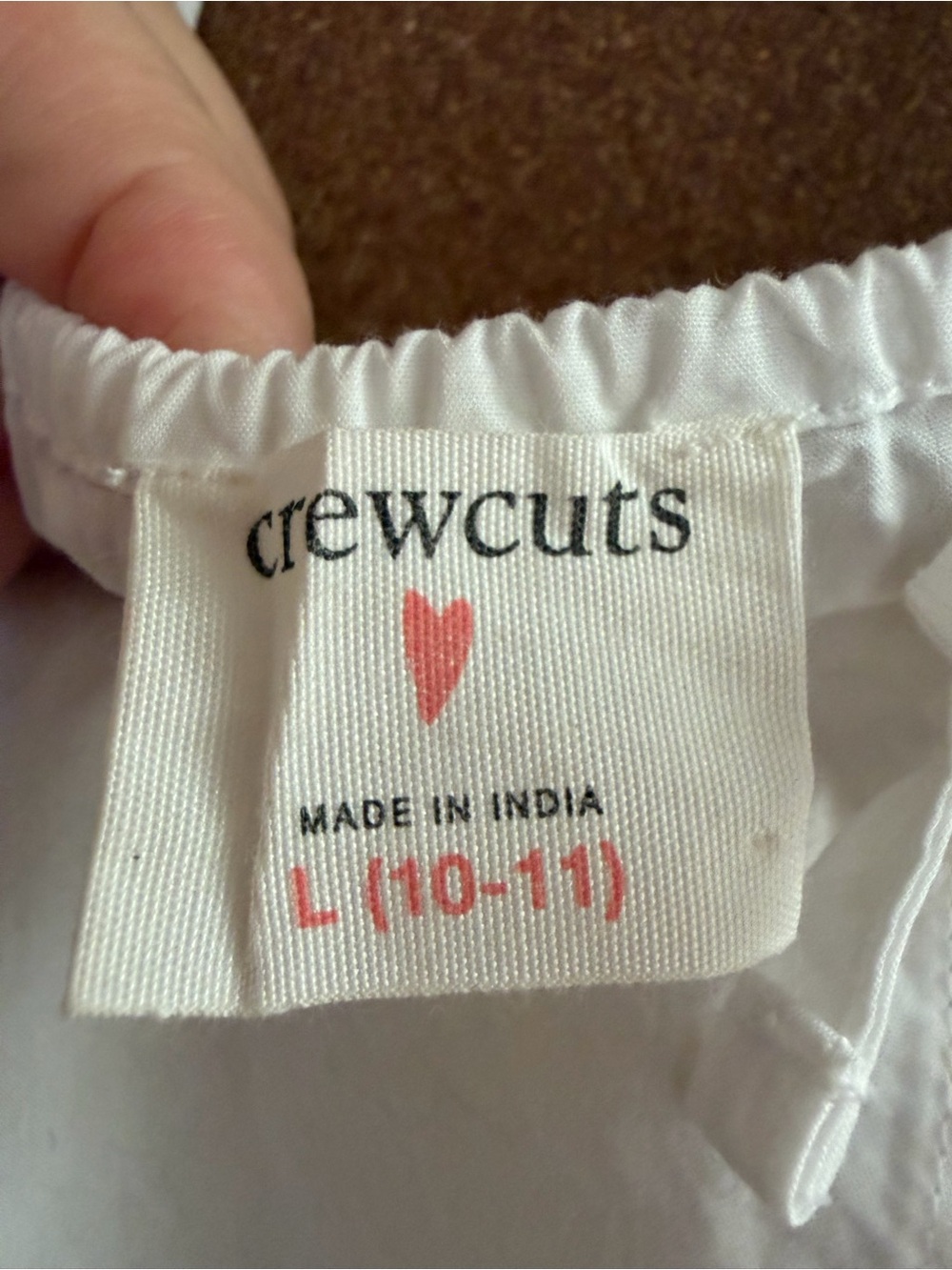Crewcuts white popover blouse - Picture 3 of 5